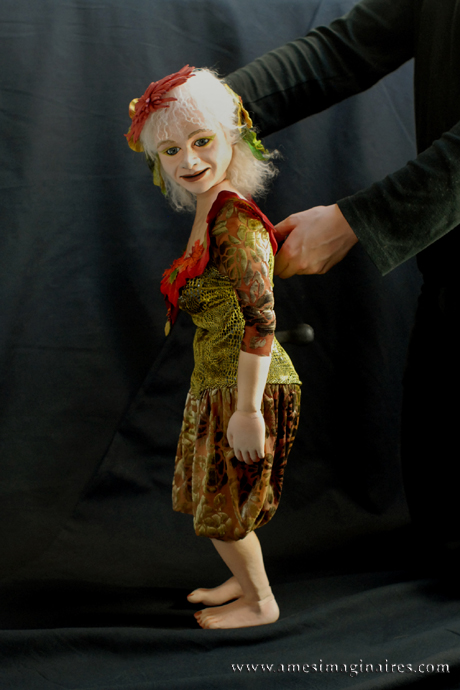 marionnette sur table chlorophylle